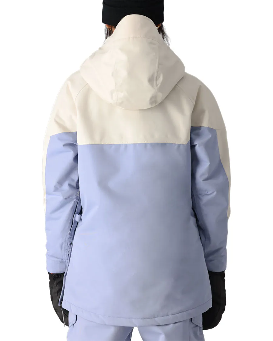 686 Women's Upton Anorak Limestone Colorblock 2025