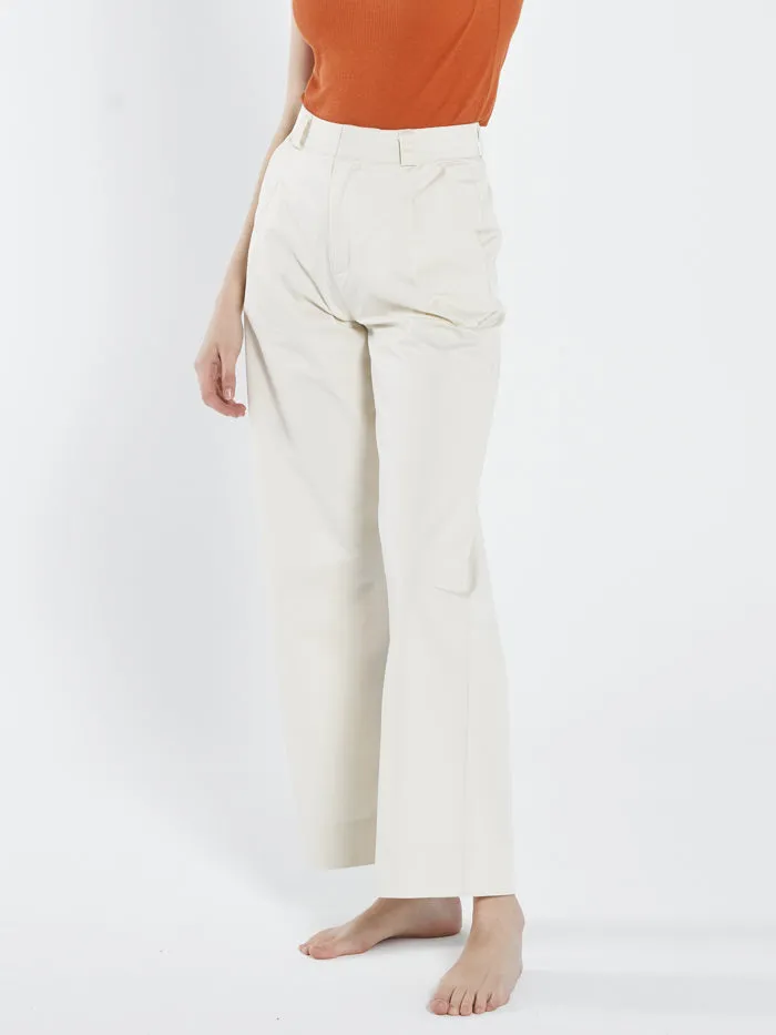 Artist Pleated Chino Pant - Tofu