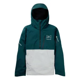 Burton 2025 AK Velocity Gore-Tex Anorak Jacket - Deep Emerald/Grey Cloud