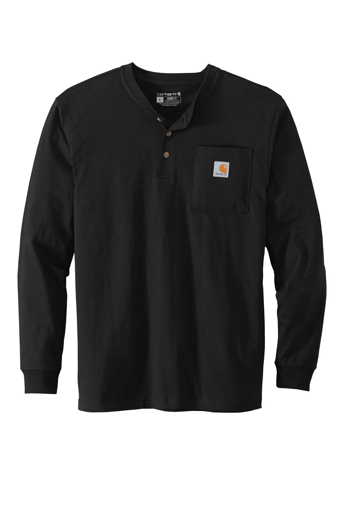 Carhartt Men's Long Sleeve Henley T-Shirt CTK128