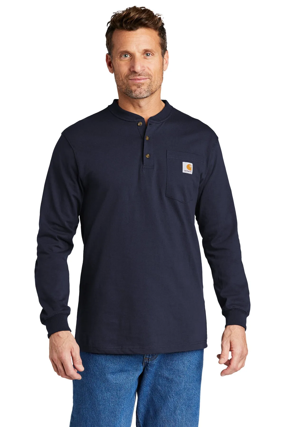 Carhartt Men's Long Sleeve Henley T-Shirt CTK128