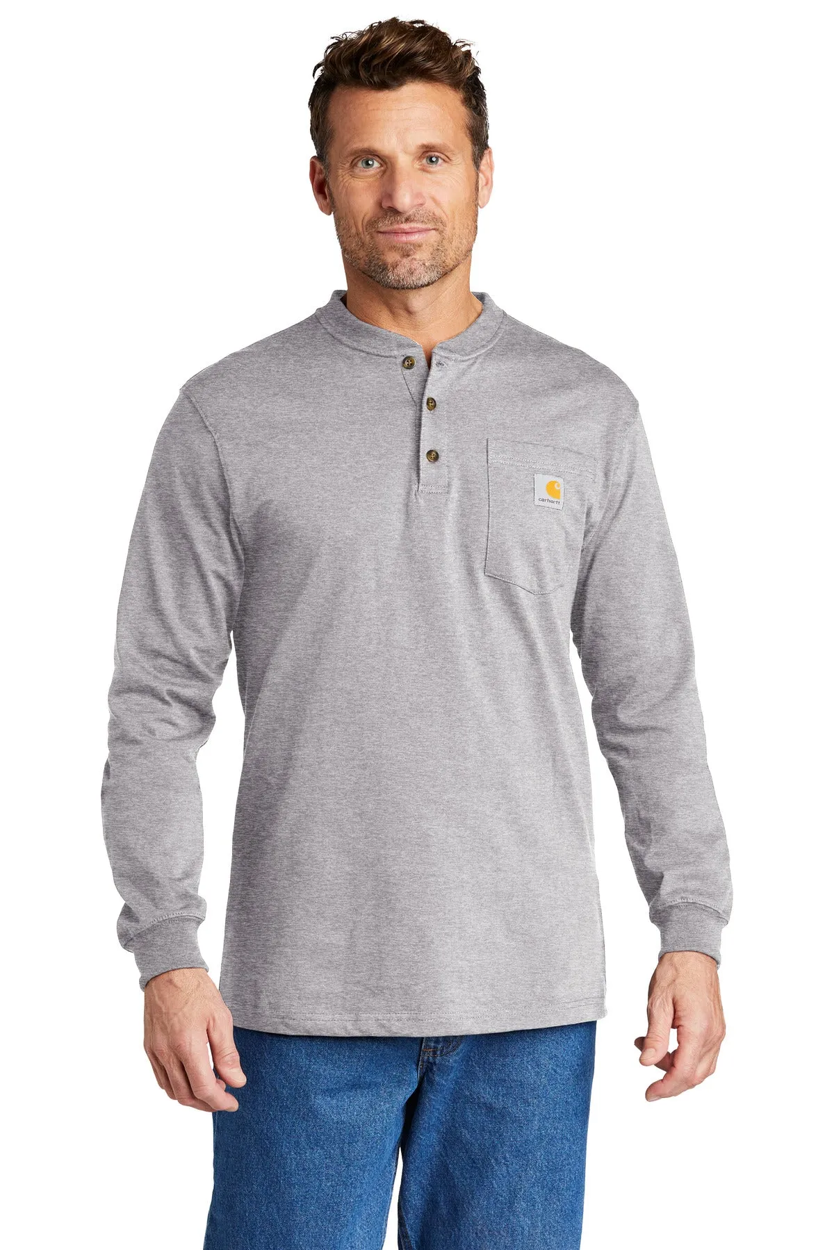 Carhartt Men's Long Sleeve Henley T-Shirt CTK128