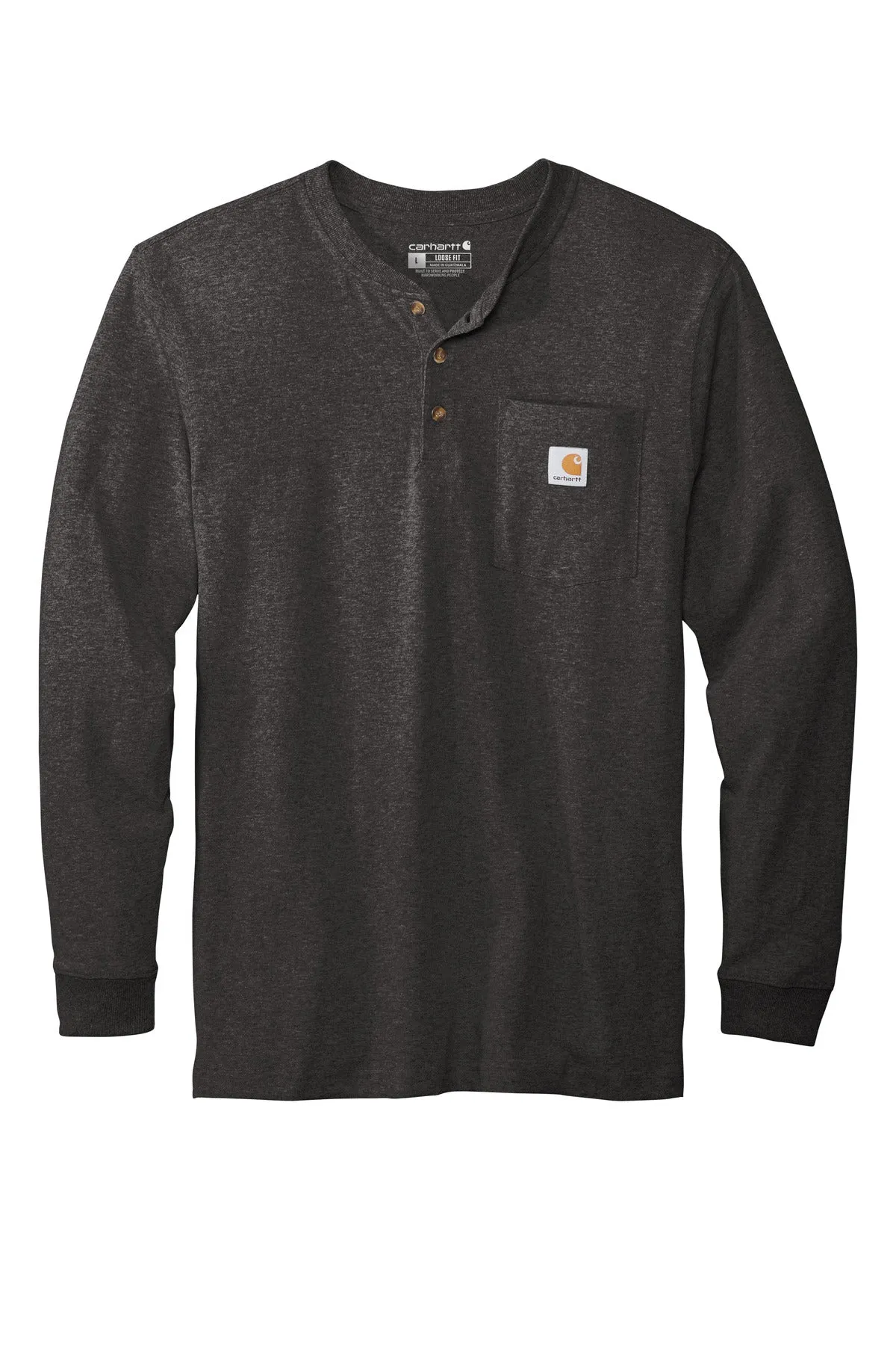 Carhartt Men's Long Sleeve Henley T-Shirt CTK128