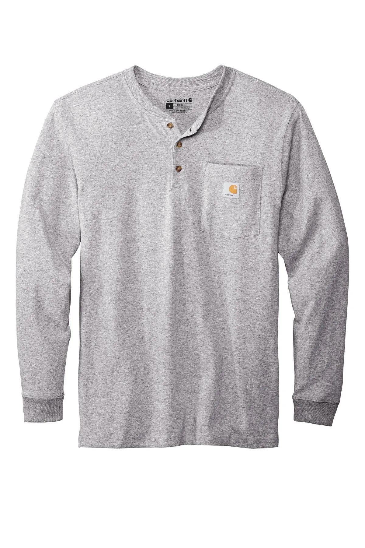 Carhartt Men's Long Sleeve Henley T-Shirt CTK128