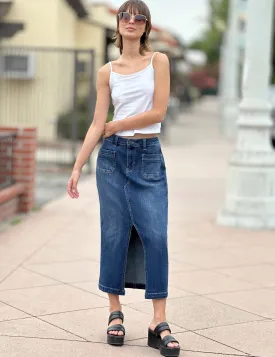 Carin Maxi Denim Skirt