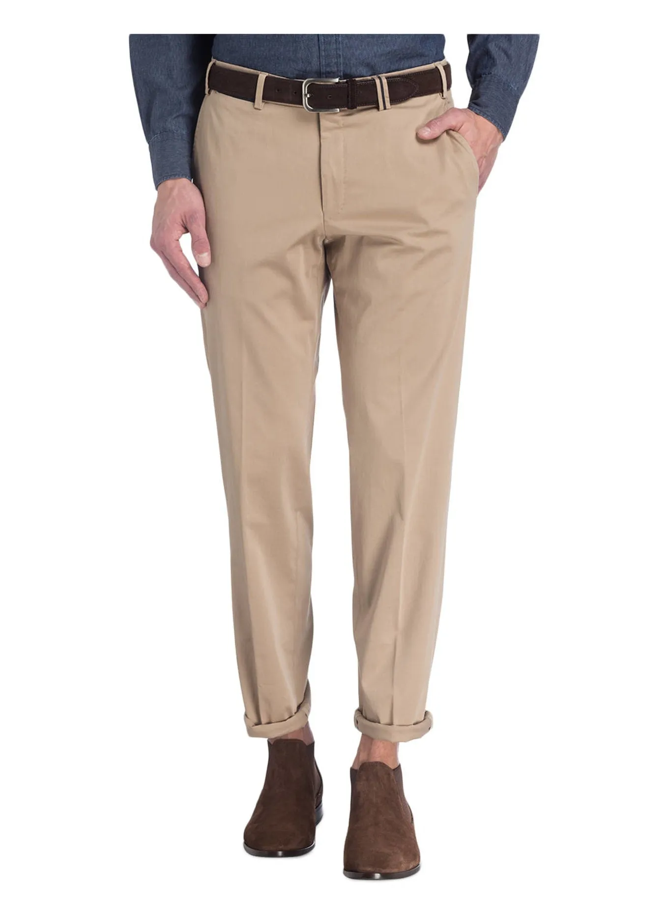 Chino trousers HILTL PEAKER S Contemporary Fit, beige