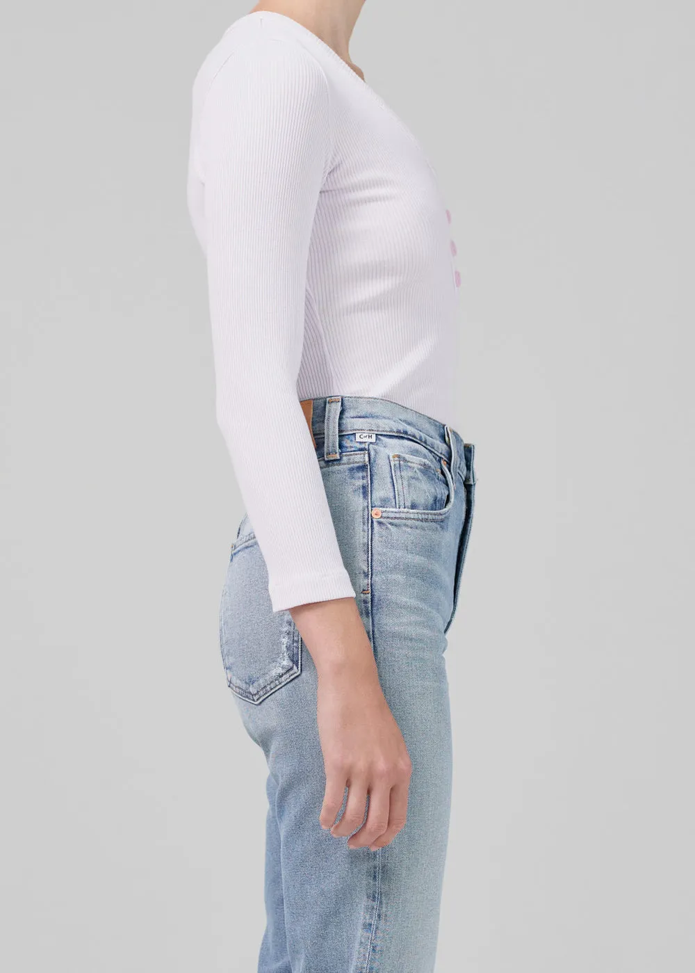 Citizens of Humanity - Aideen Rib Henley in Lilac