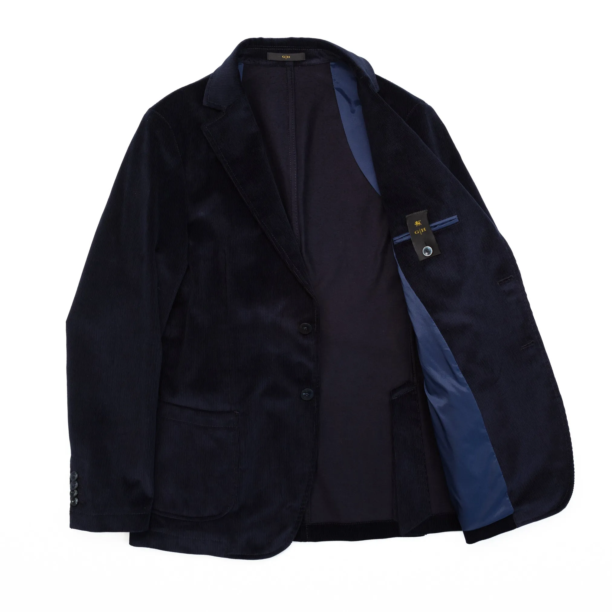 Corduroy Blazer in Navy Corduroy