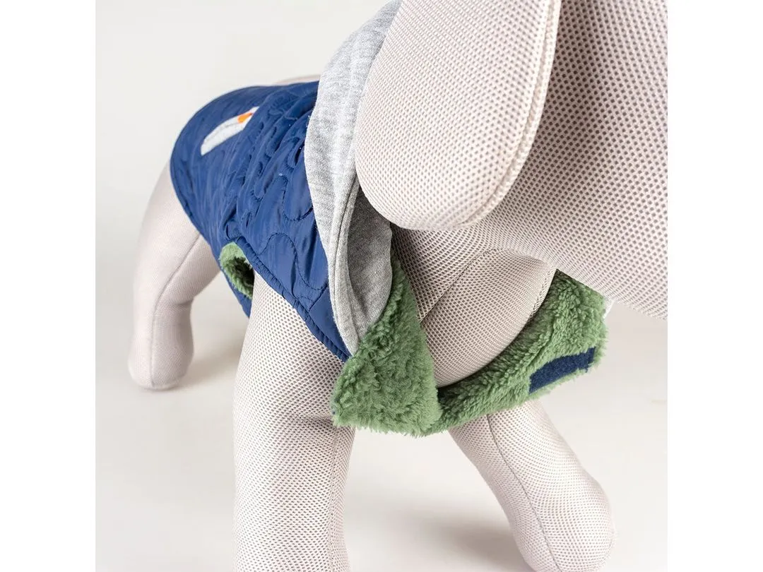 Dog jacket Urban XL - 70CM blue/grey