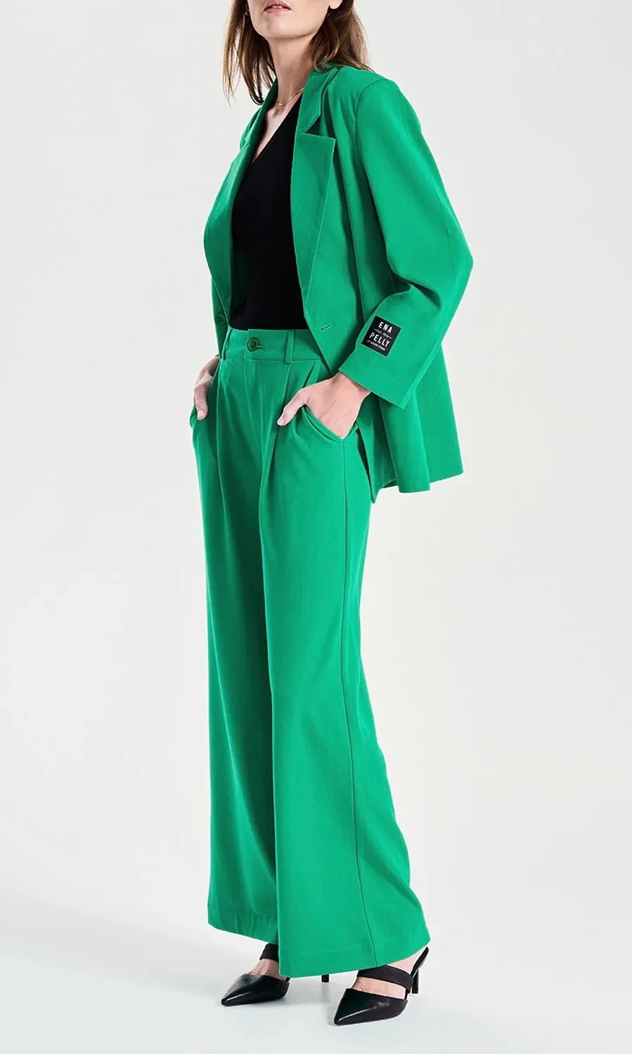 ENA PELLY JOLIE BLAZER IN EVERGREEN