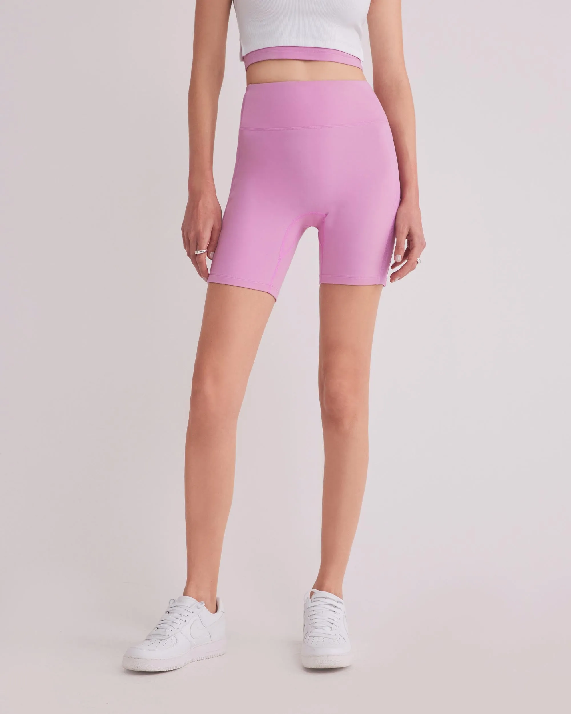 FARRAH BIKER SHORTS BUBBLE GUM PINK