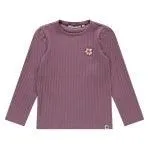 Girls Separates | Magenta Purple Ribbed Long Sleeve | BABYFACE