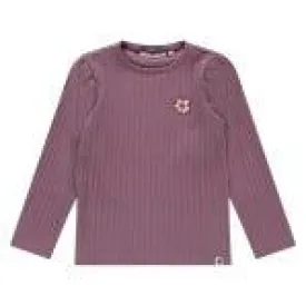 Girls Separates | Magenta Purple Ribbed Long Sleeve | BABYFACE