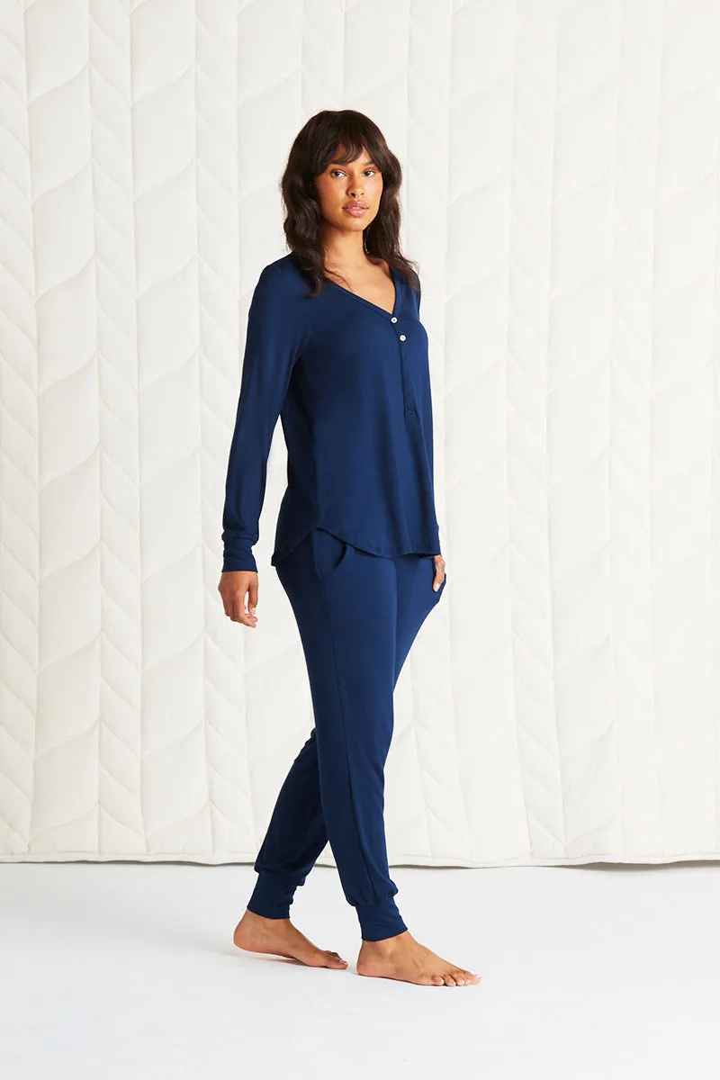 Henley Top   Harem Pant