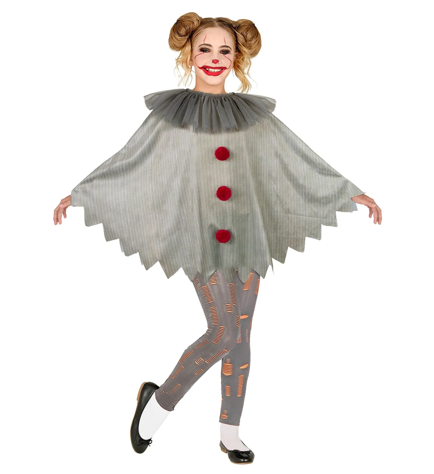 Horror Clown IT Poncho Child's