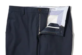 Ithaca (Slim) - Navy Micro Twill Chino