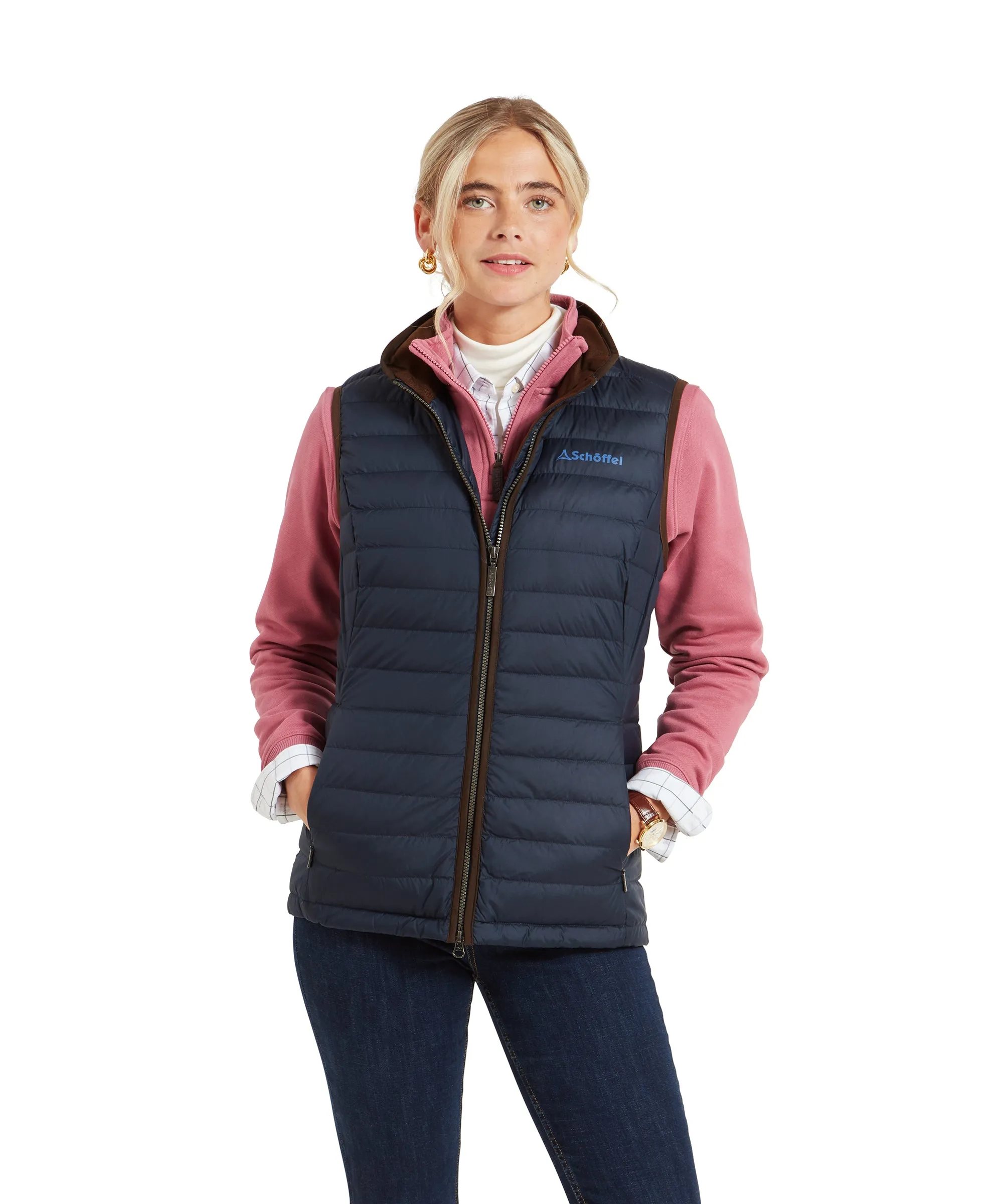 Launde Down Gilet - Petrol Blue