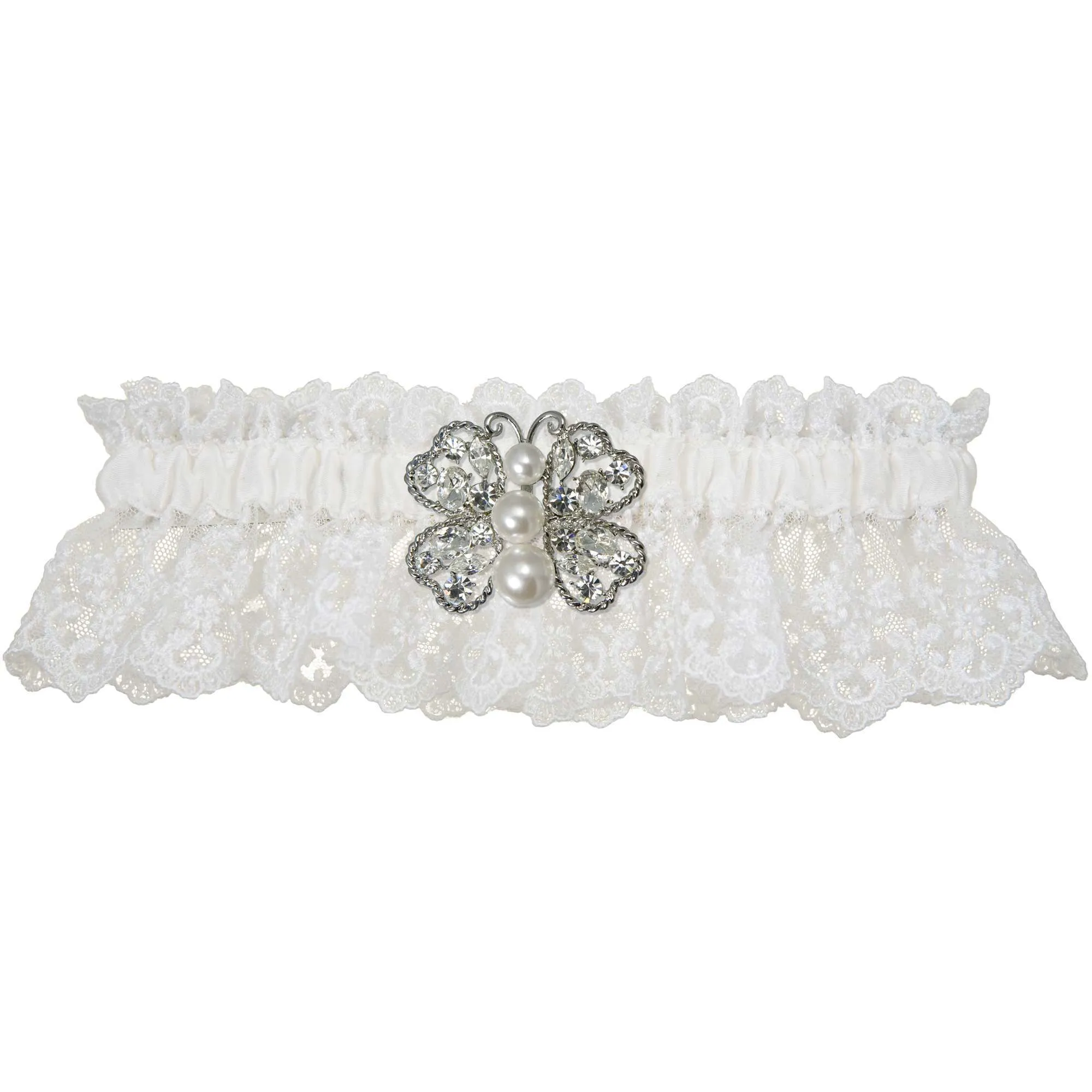 Love Wedding Garter - White