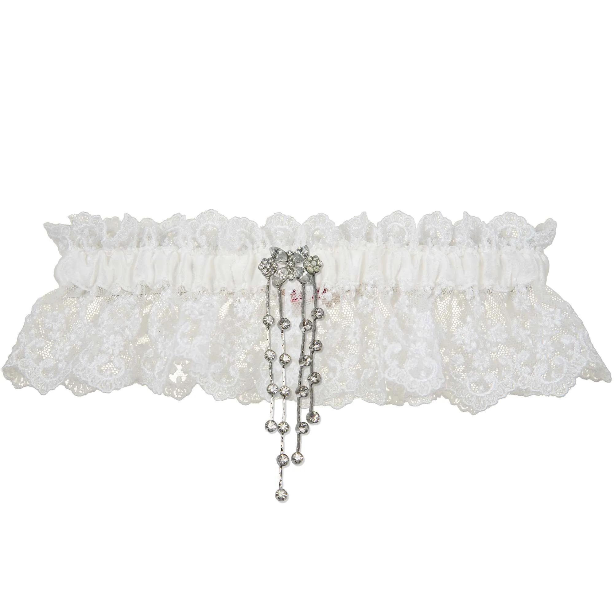 Love Wedding Garter - White