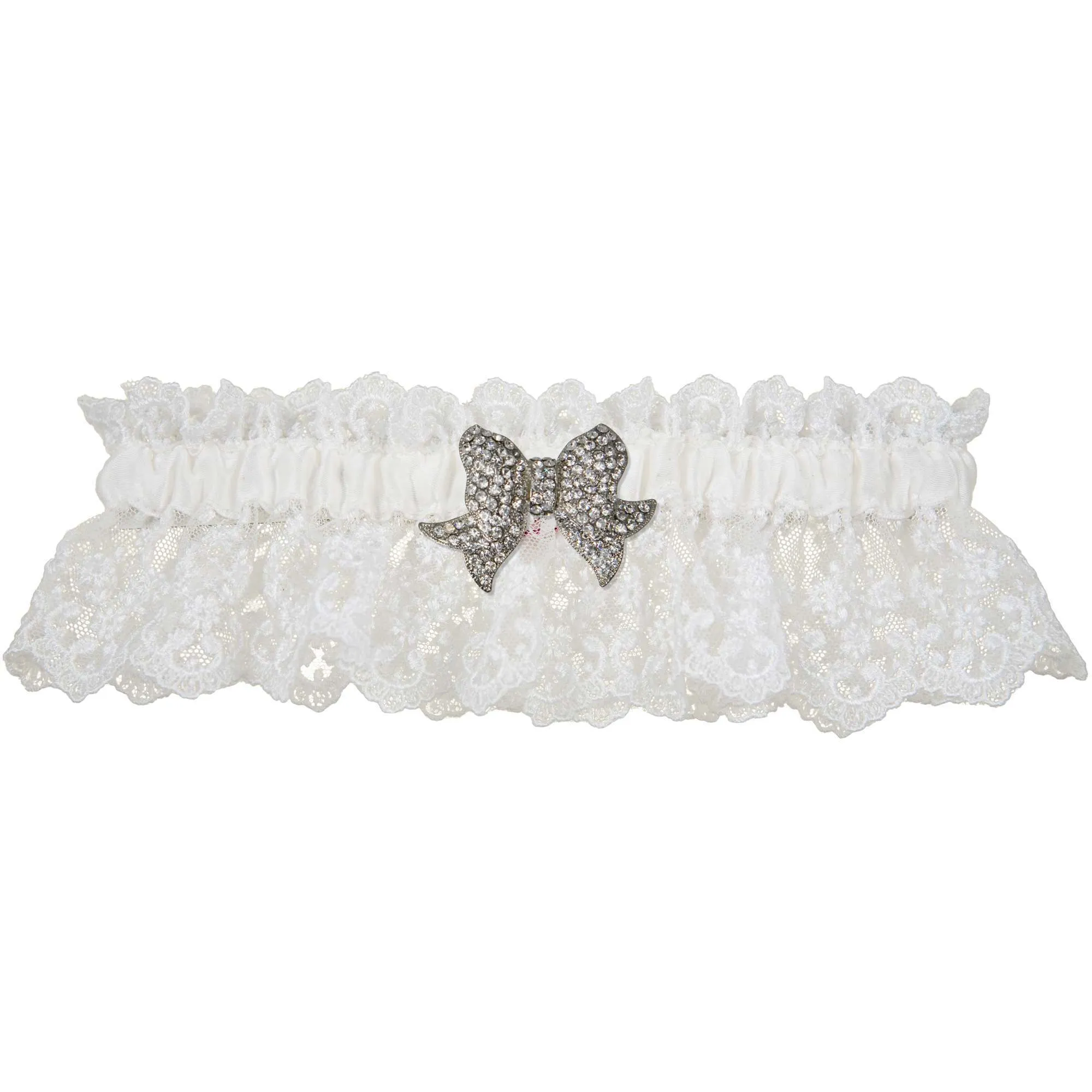 Love Wedding Garter - White