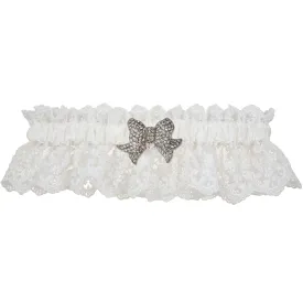 Love Wedding Garter - White