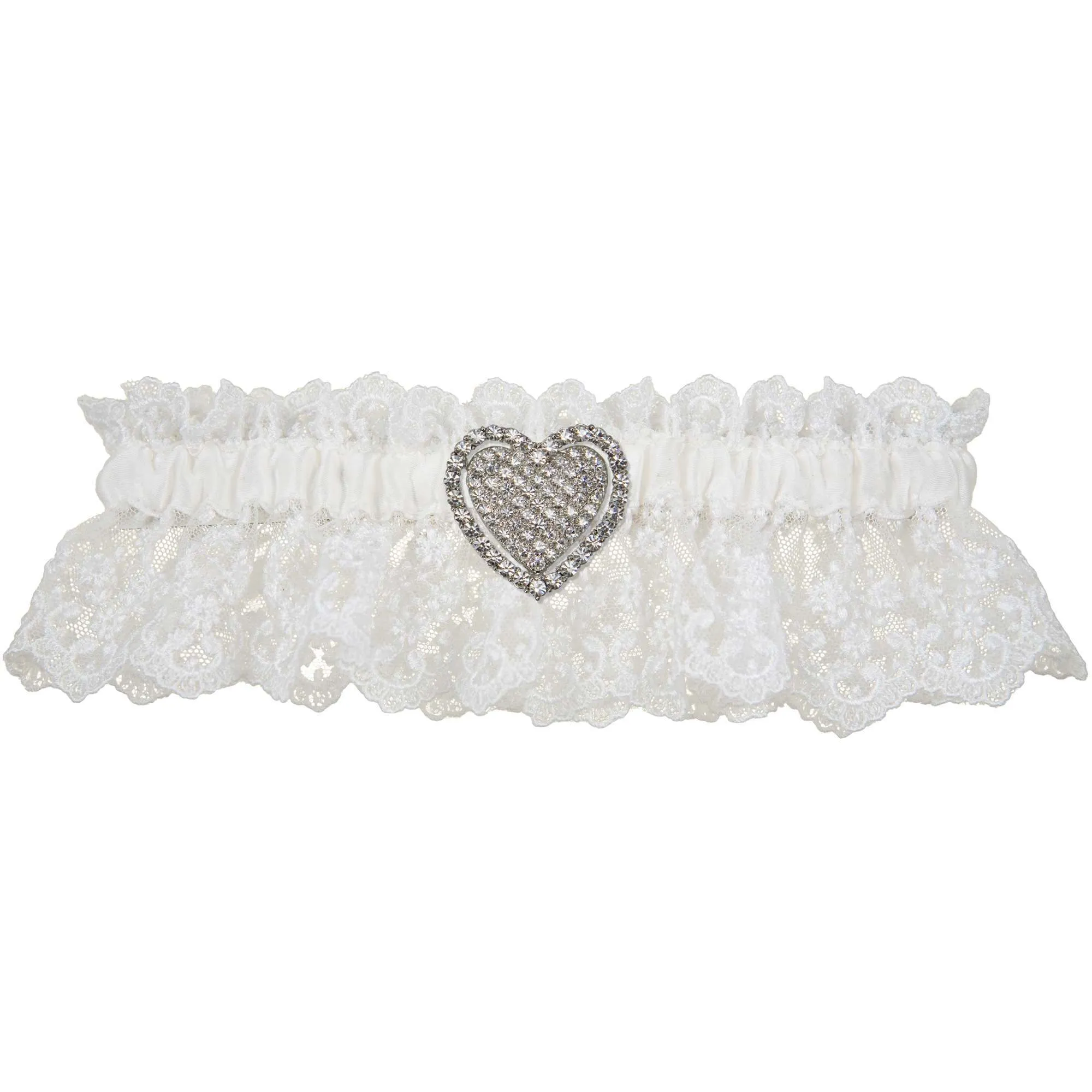 Love Wedding Garter - White