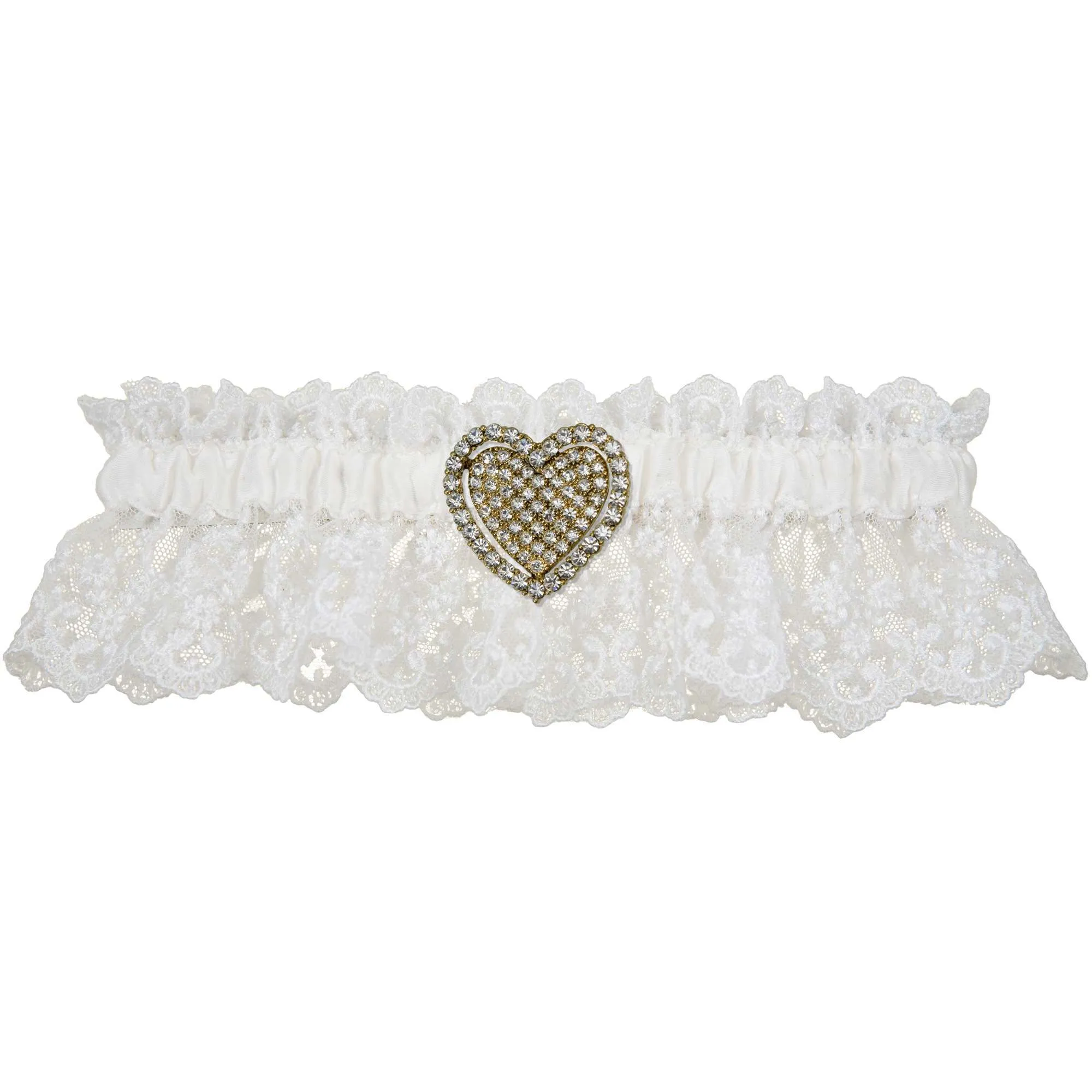 Love Wedding Garter - White