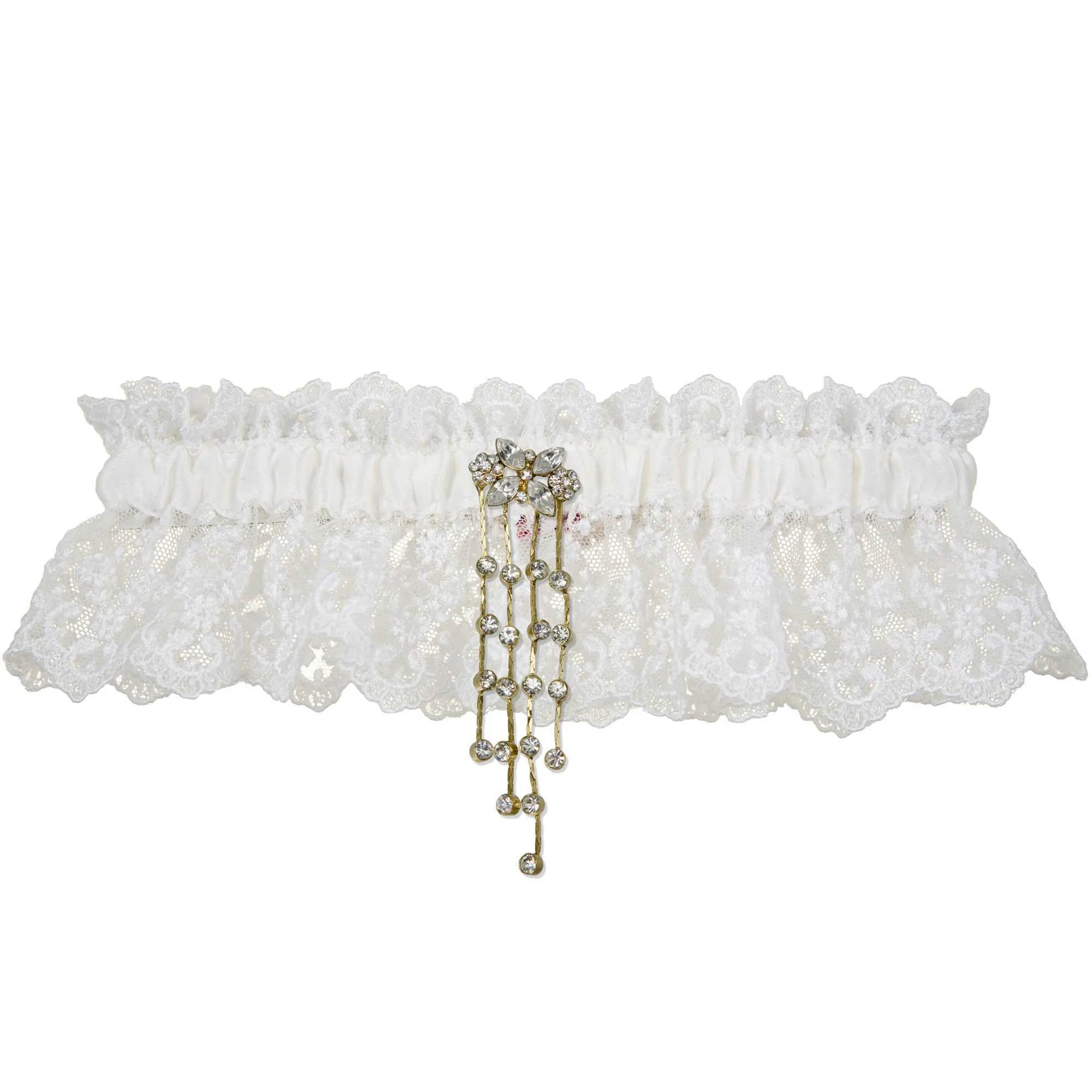 Love Wedding Garter - White