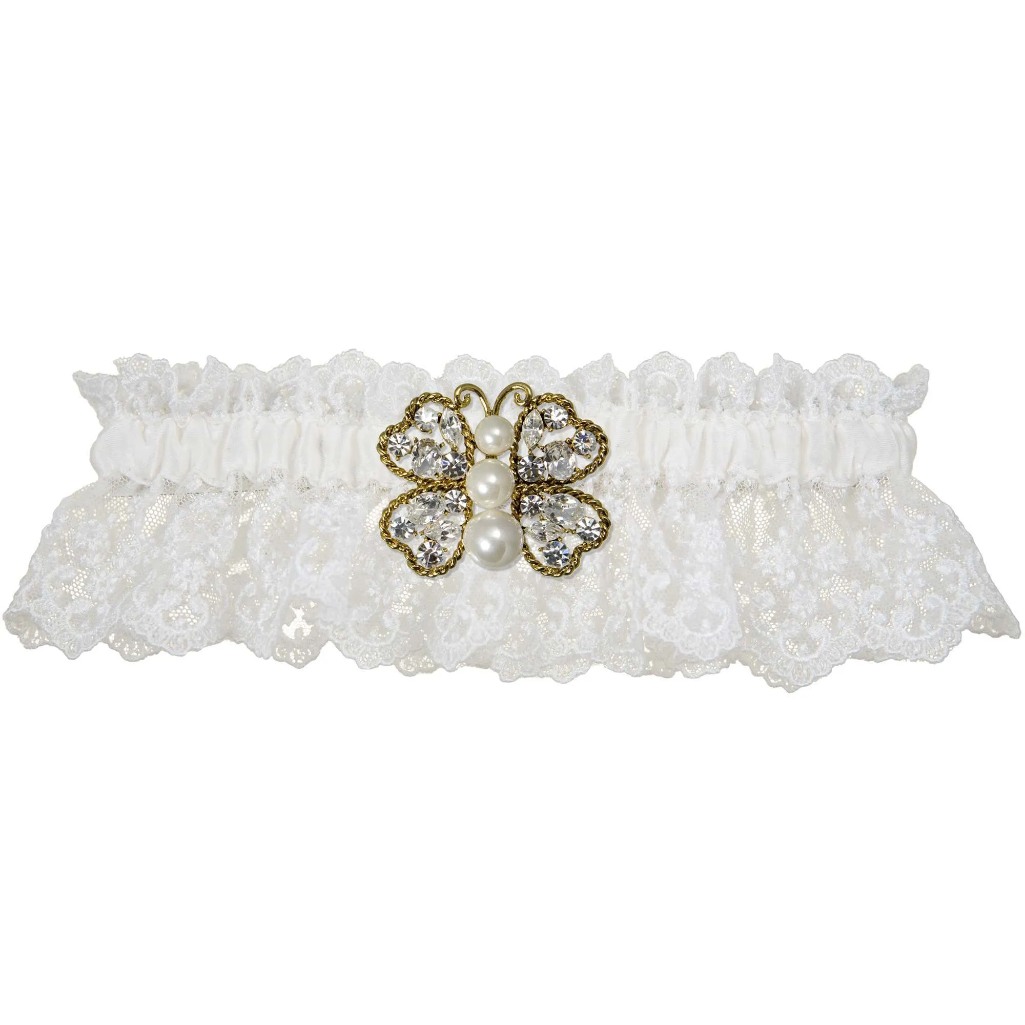 Love Wedding Garter - White