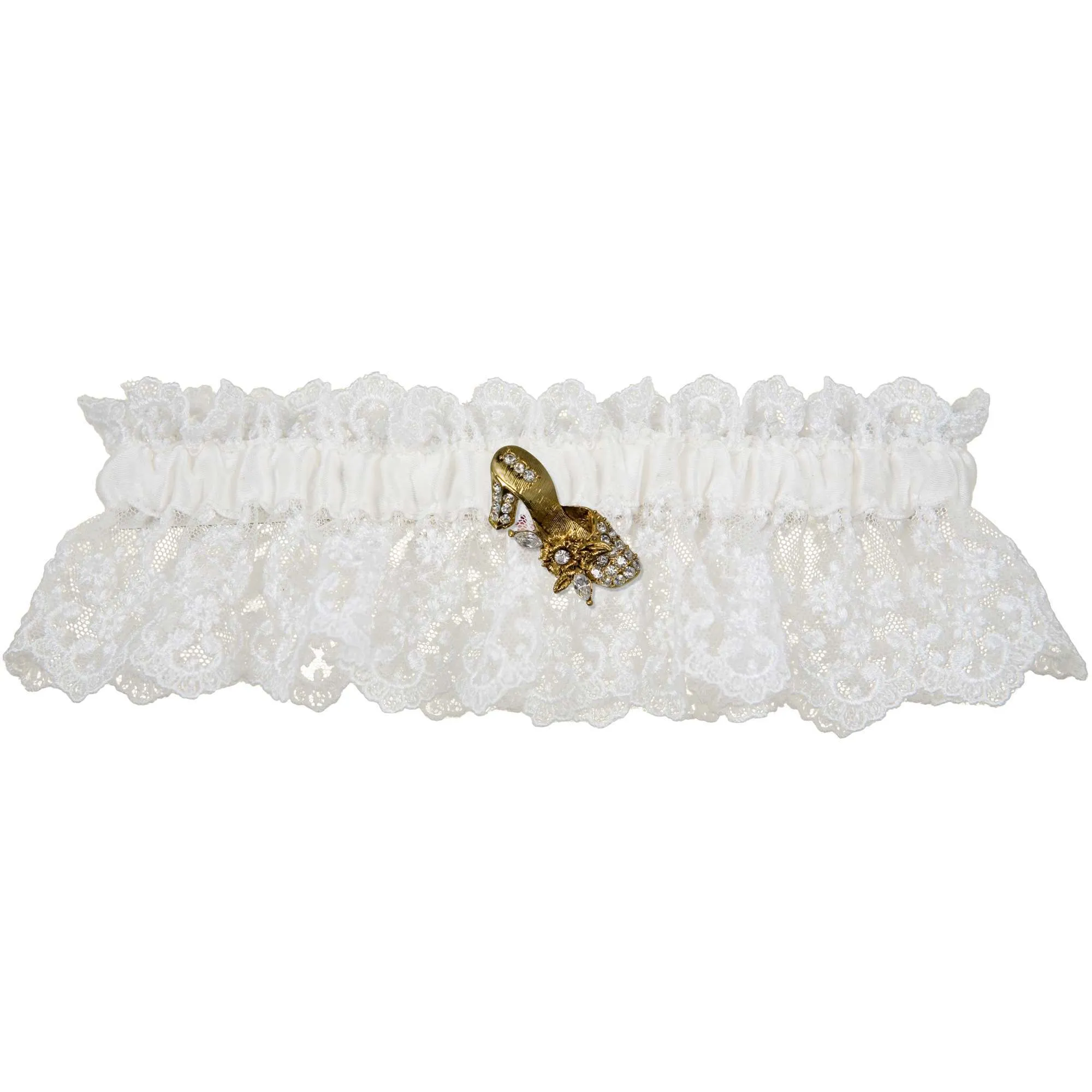 Love Wedding Garter - White