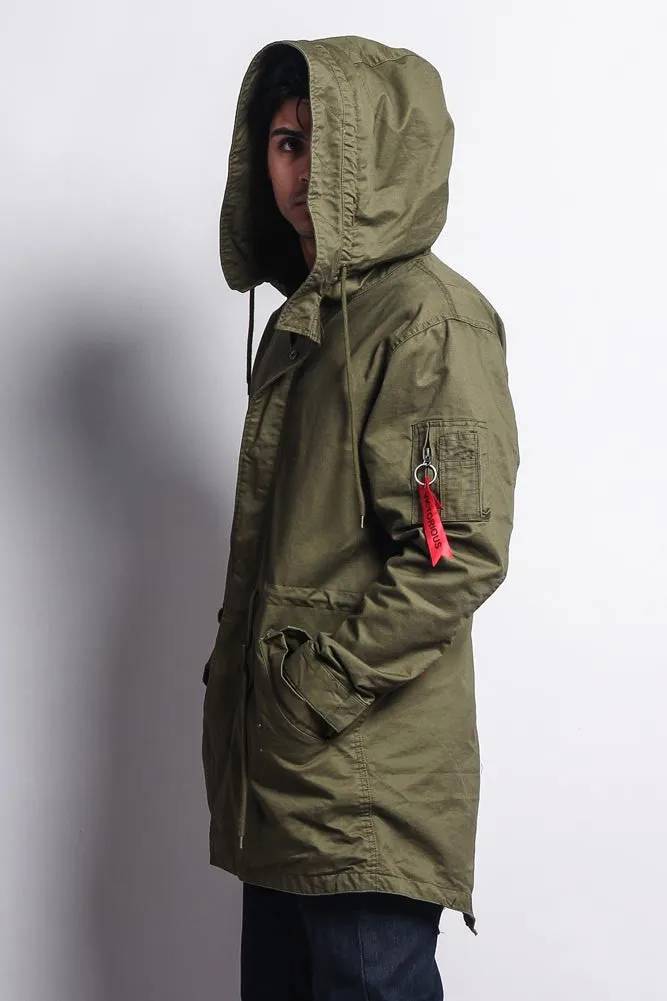 MA-1 Bomber Style Anorak Jacket