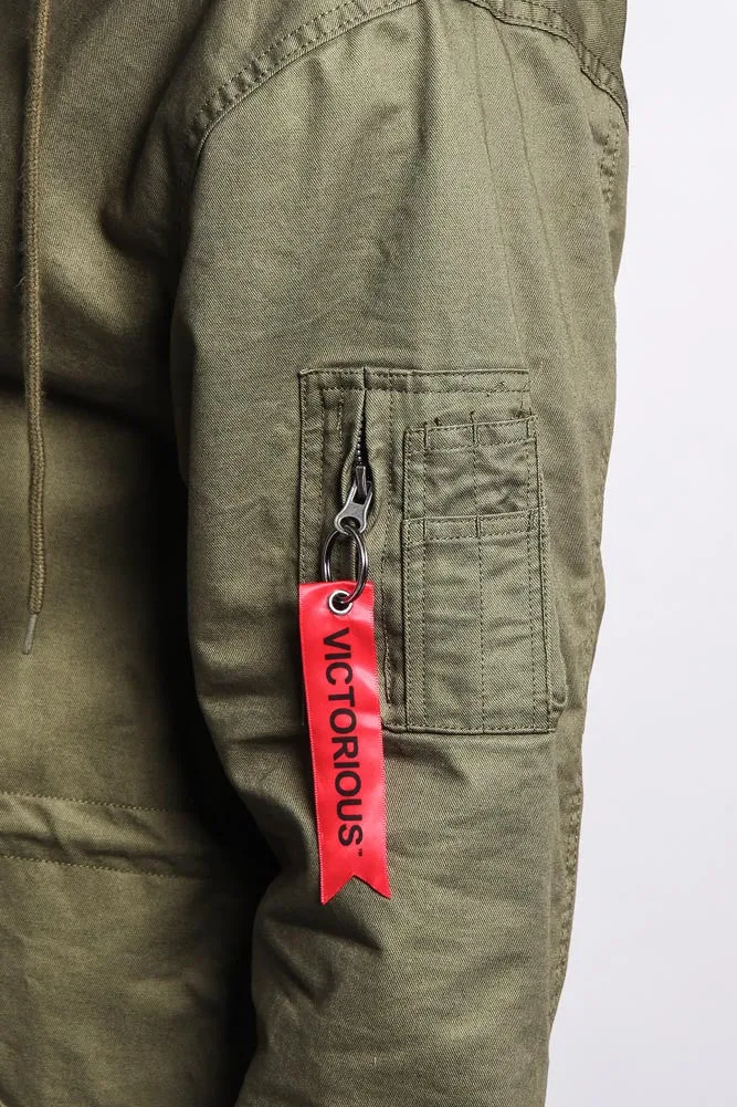 MA-1 Bomber Style Anorak Jacket