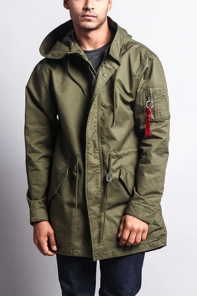 MA-1 Bomber Style Anorak Jacket