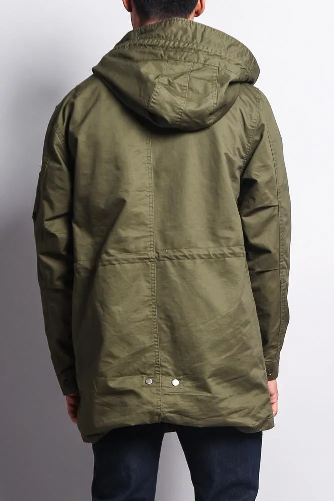 MA-1 Bomber Style Anorak Jacket