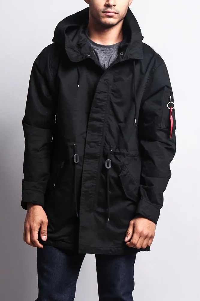 MA-1 Bomber Style Anorak Jacket