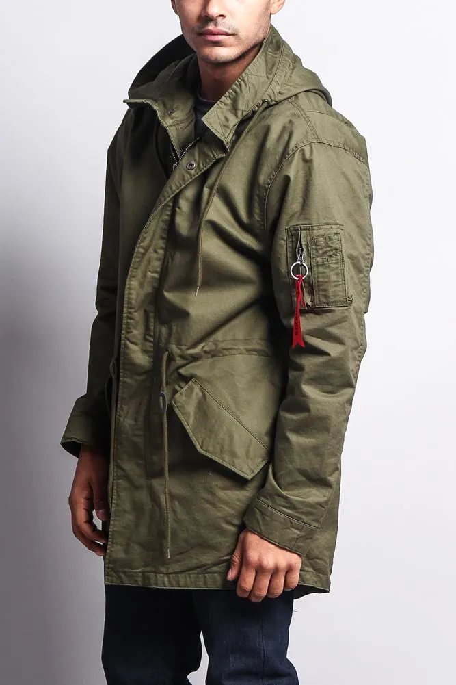 MA-1 Bomber Style Anorak Jacket