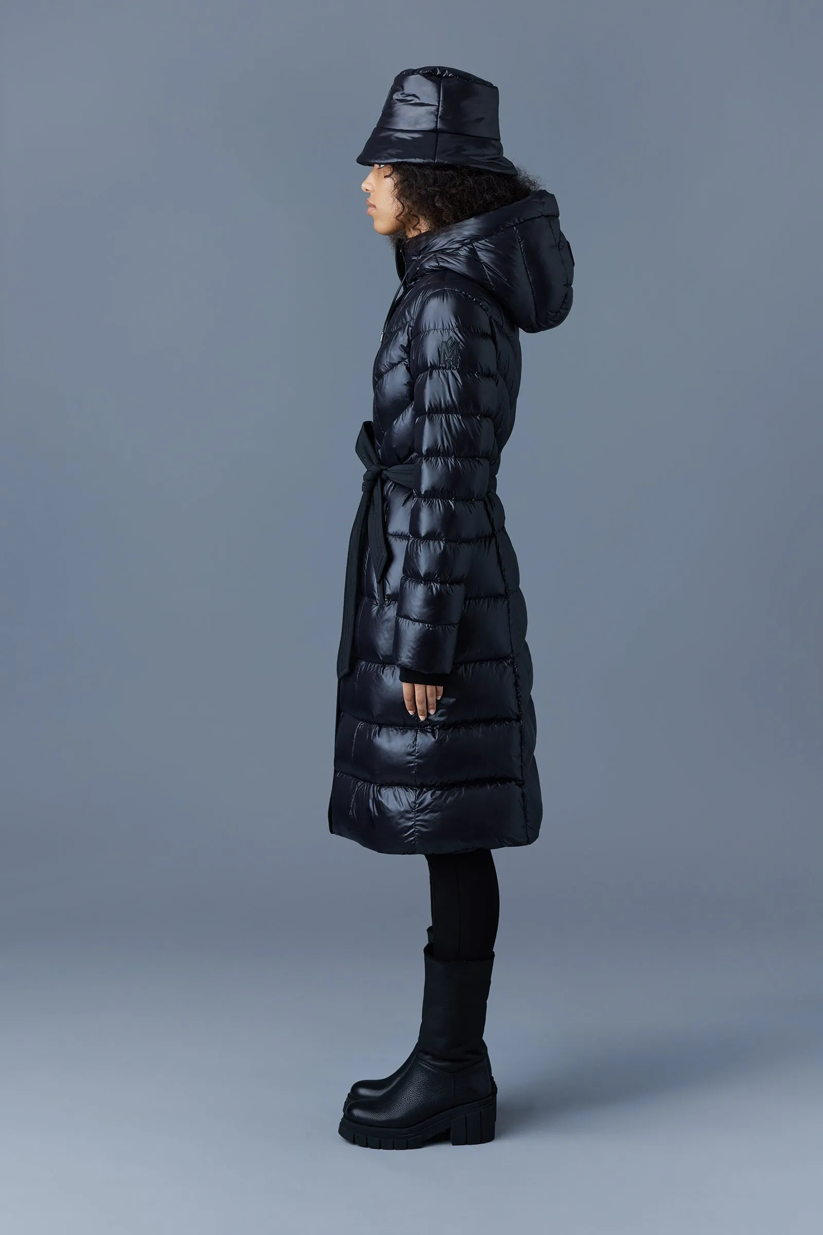 Mackage Coralia Down Coat Sash Belt