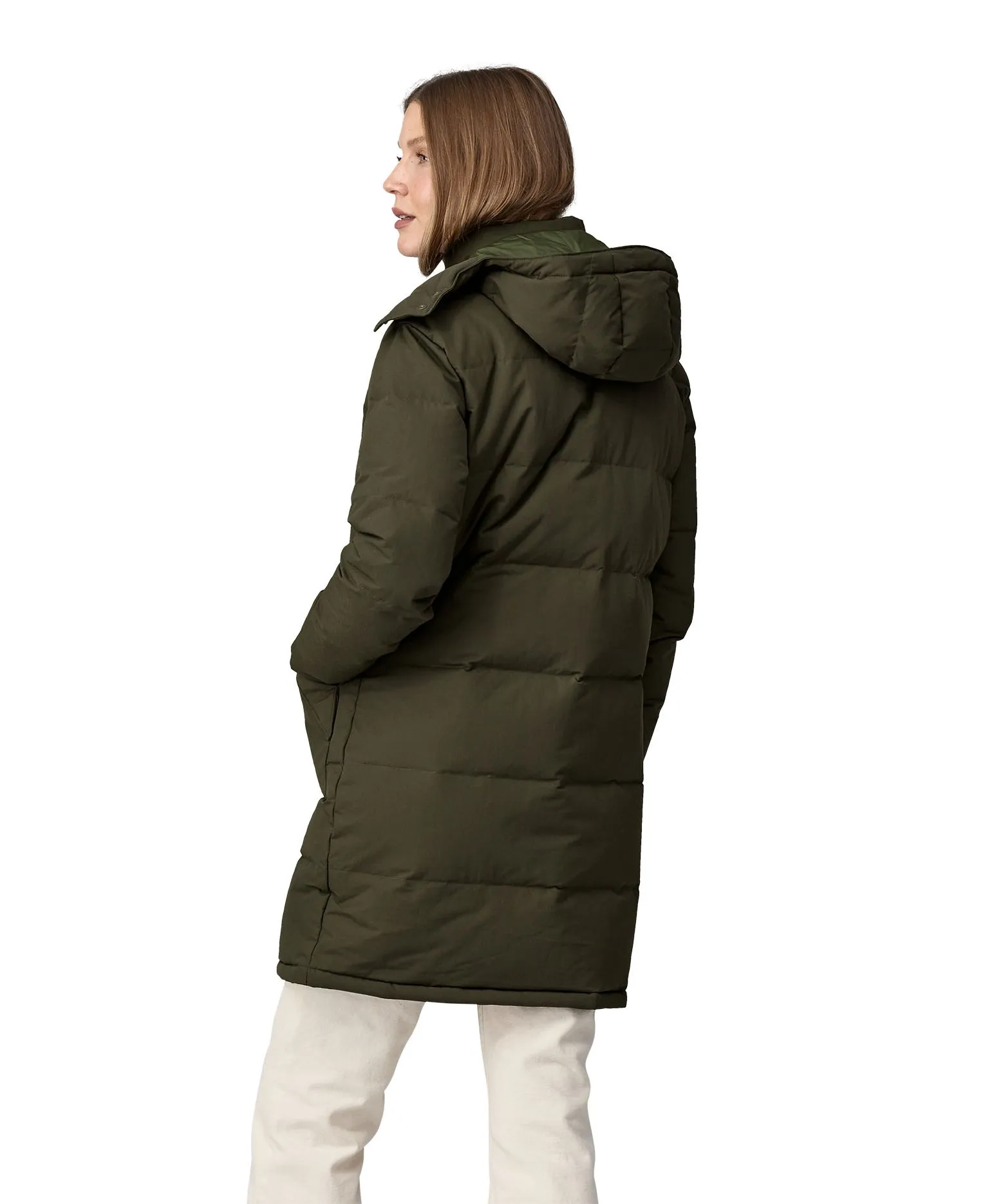 Patagonia Women's Downdrift Parka Jacket - Pine Needle Green