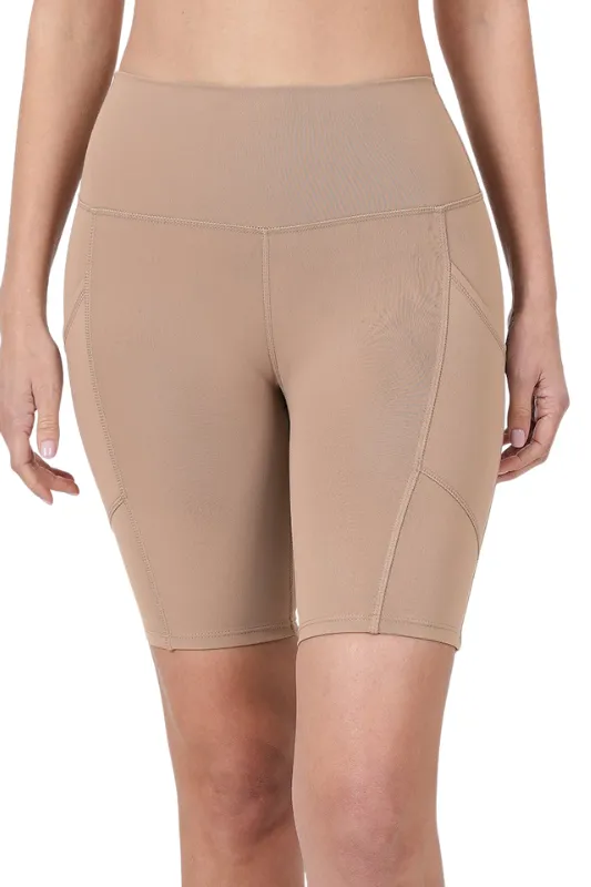 "That Girl" Contour Fit Biker Short / Nude High-Rise Short