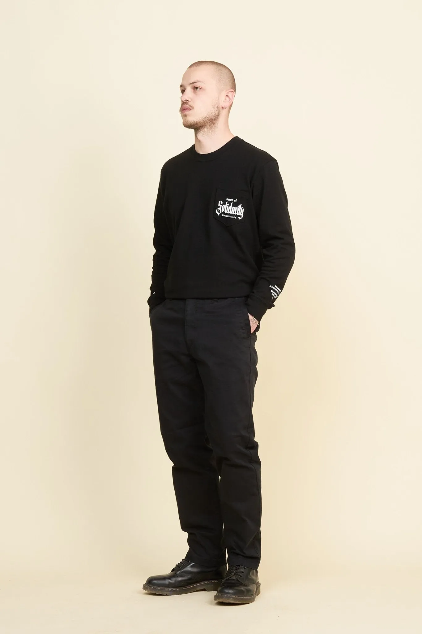 Rats Chino Pants Slim - Black