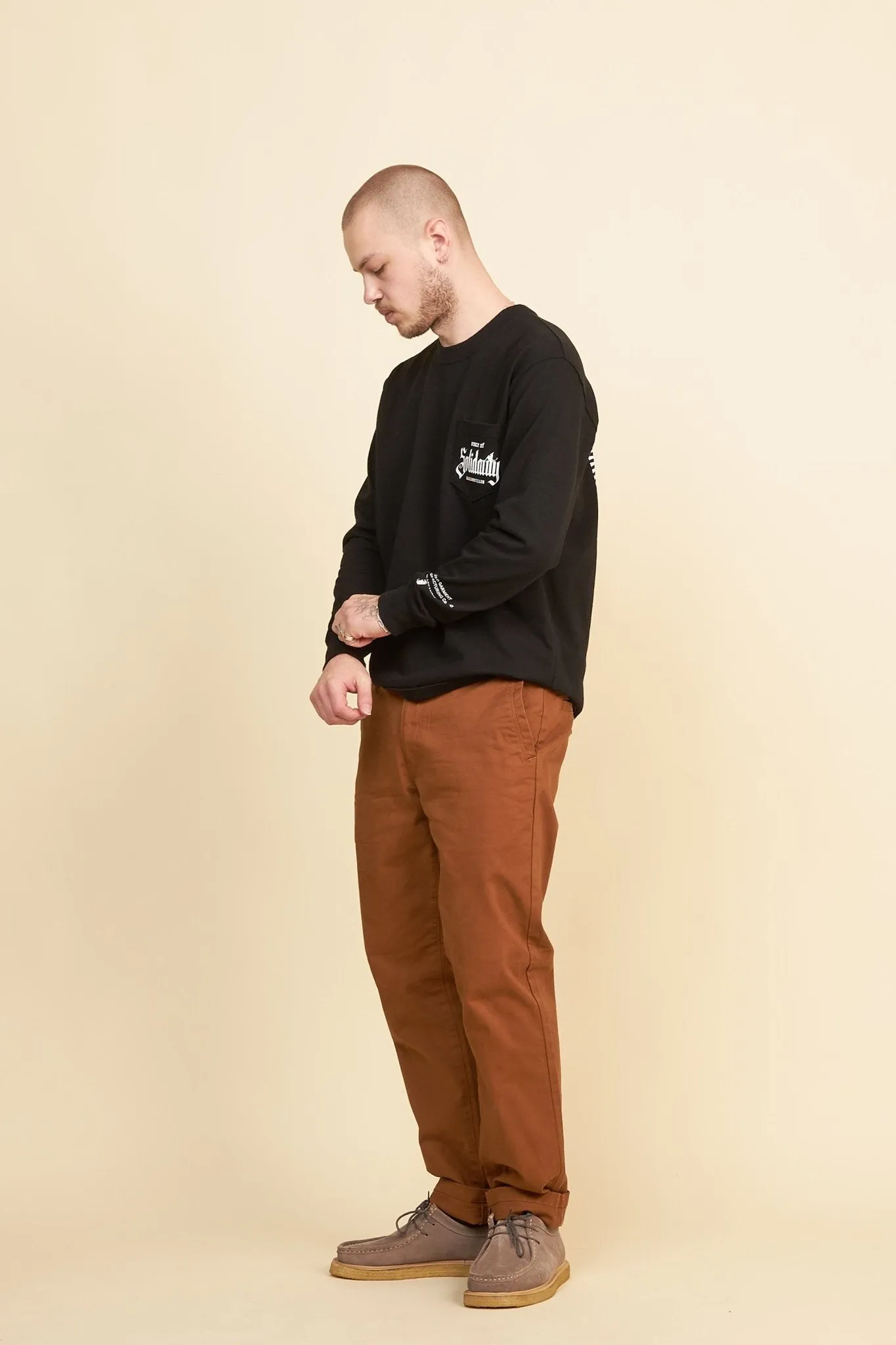 Rats Chino Pants Slim - Brown