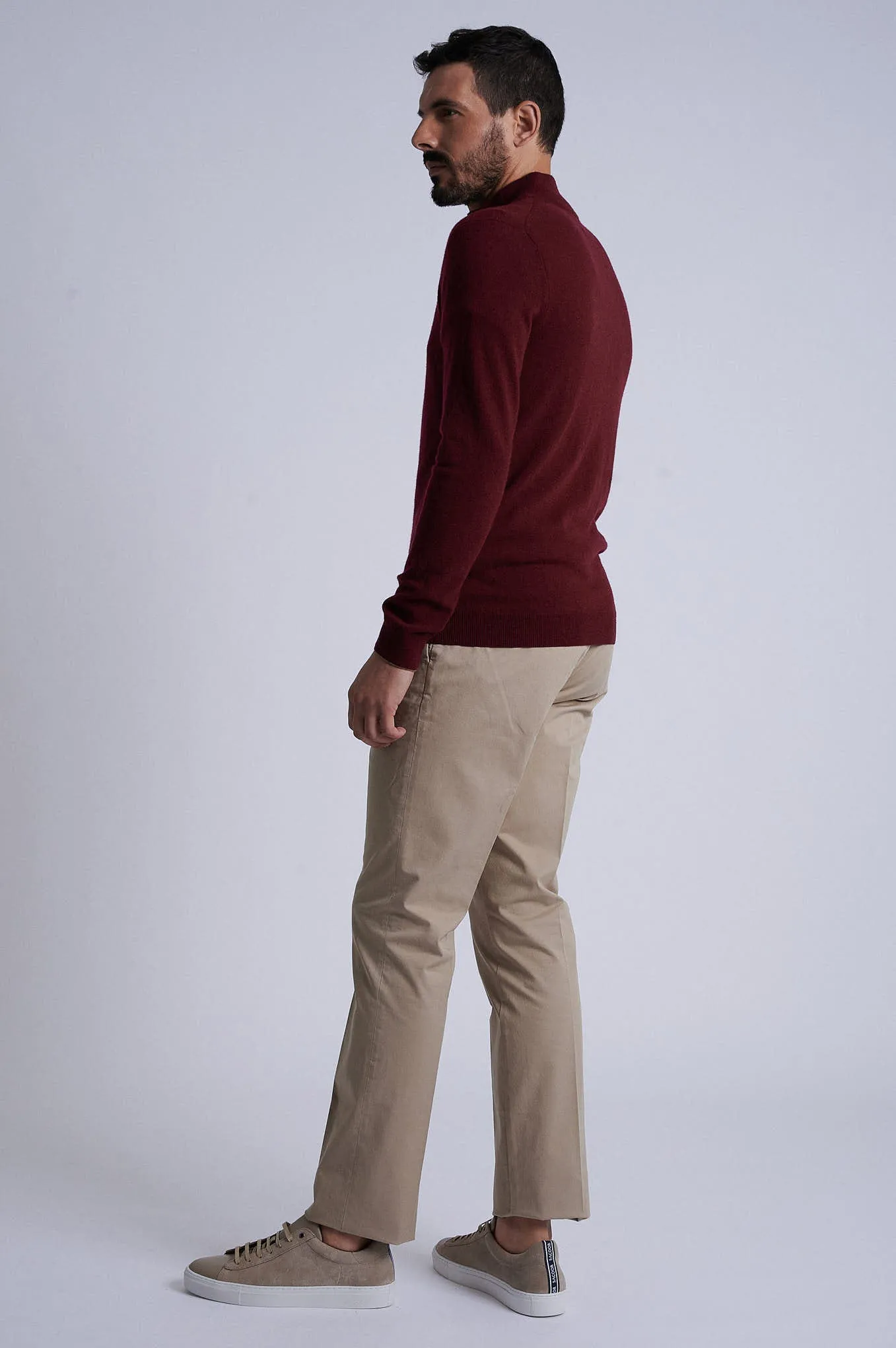 Regular fit chino in Cotton Elastane