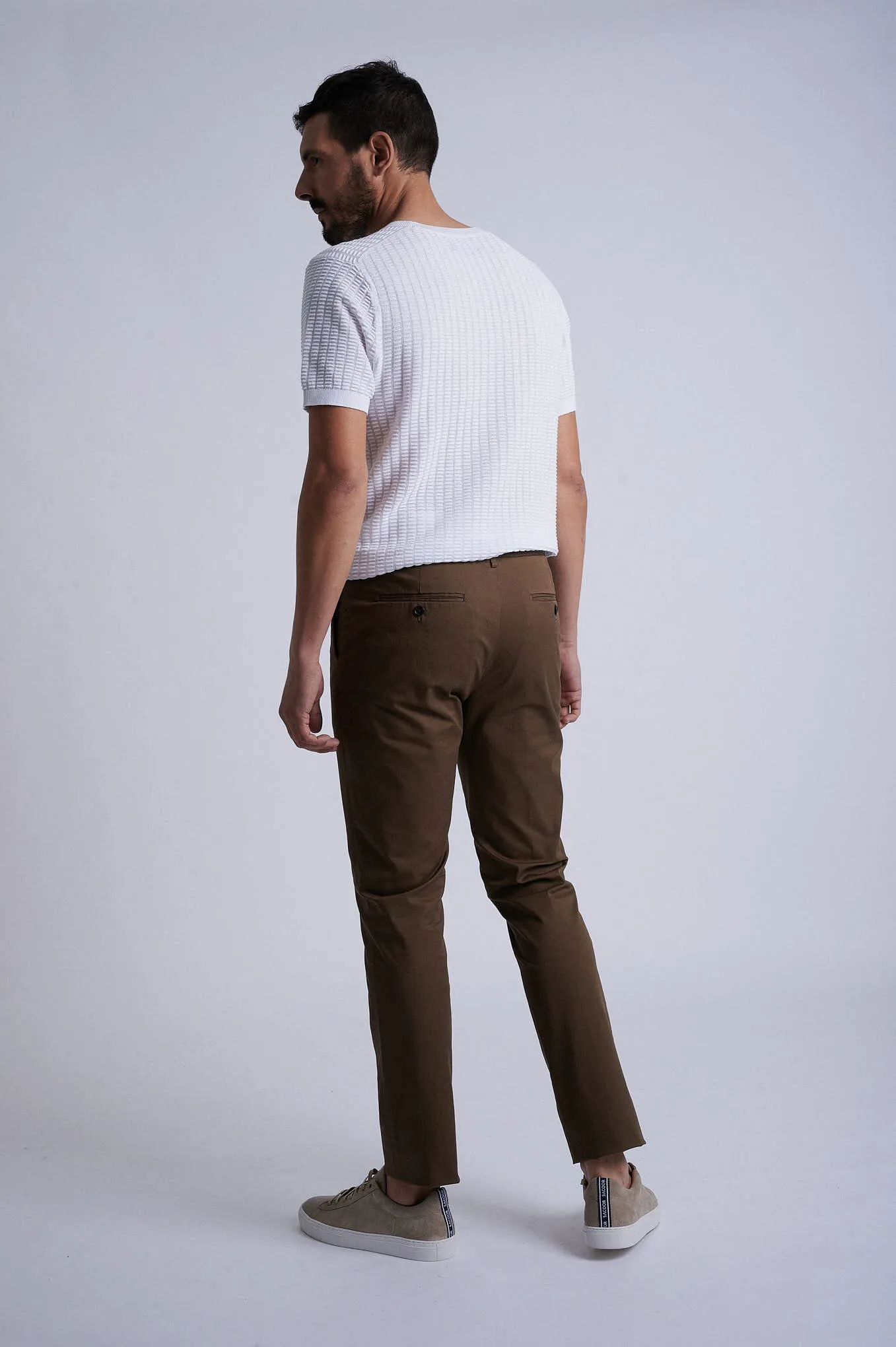 Slim fit chino in Cotton Elastane