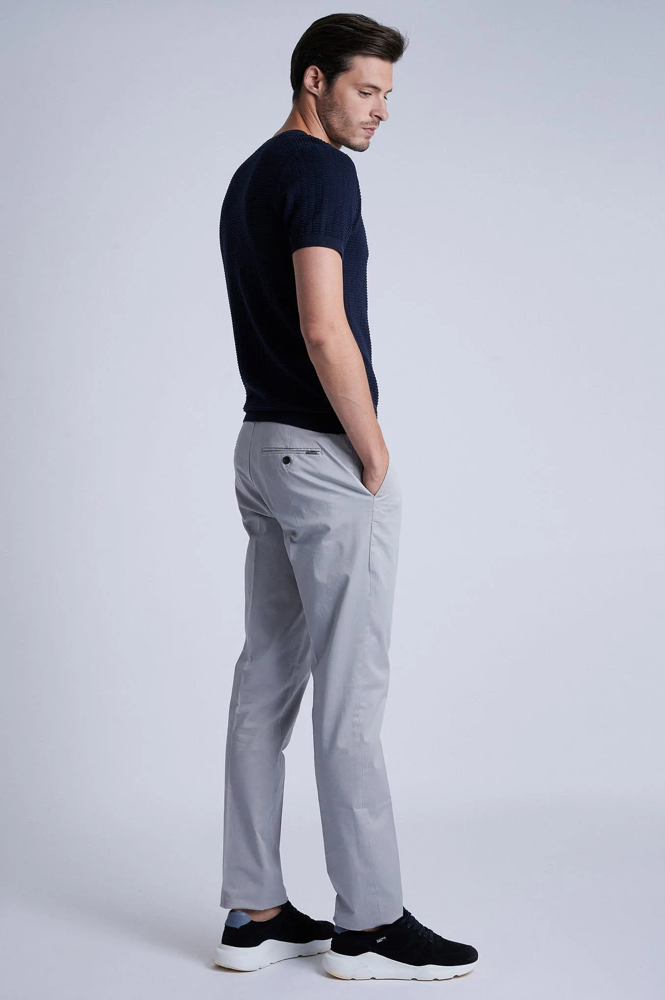 Slim fit chino in Cotton Elastane