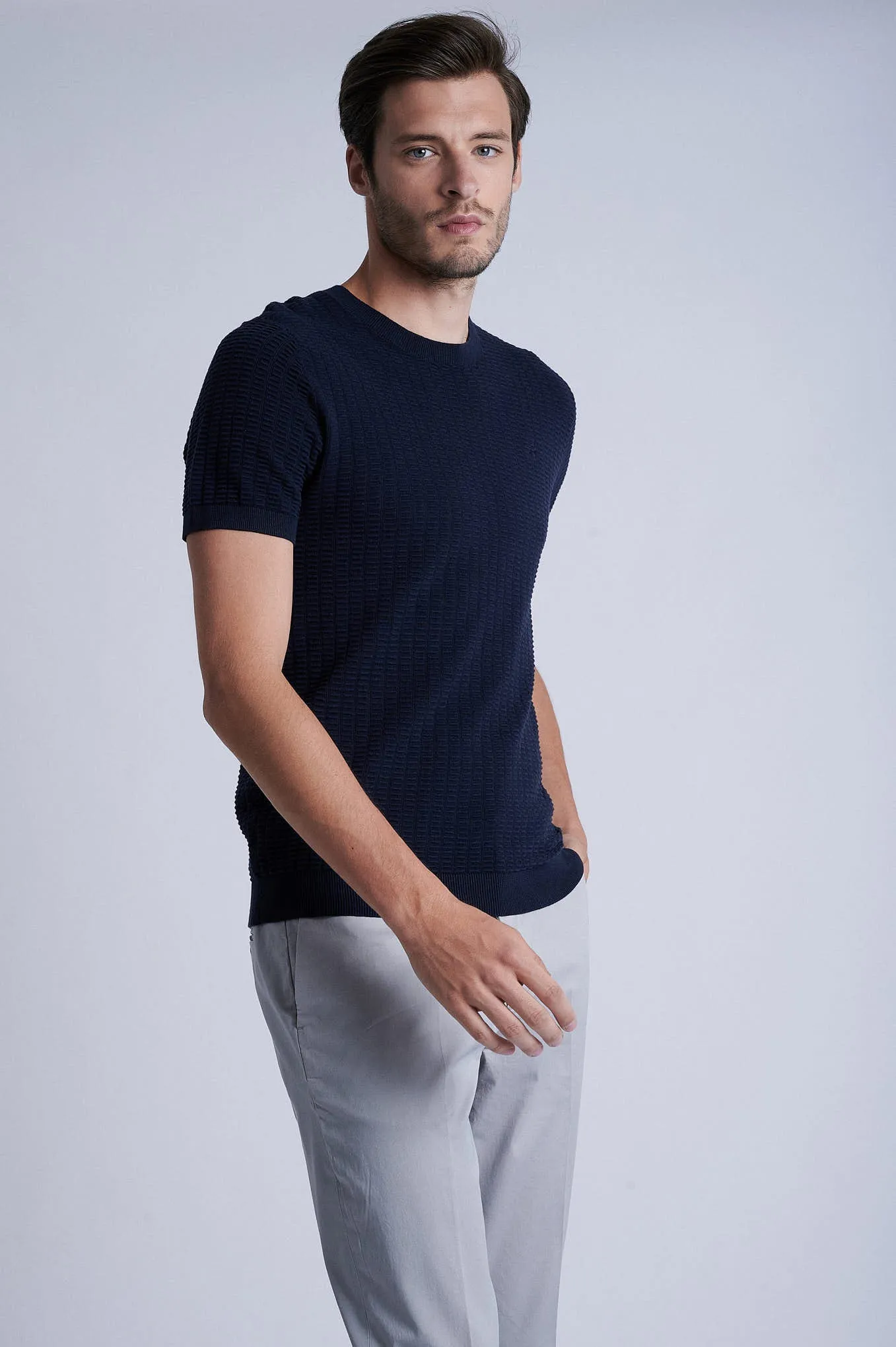 Slim fit chino in Cotton Elastane