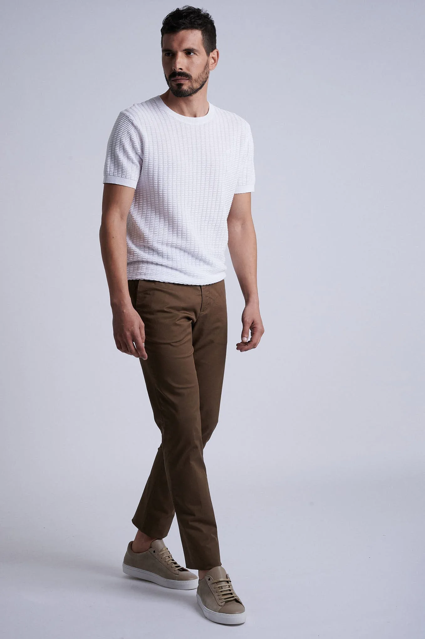 Slim fit chino in Cotton Elastane