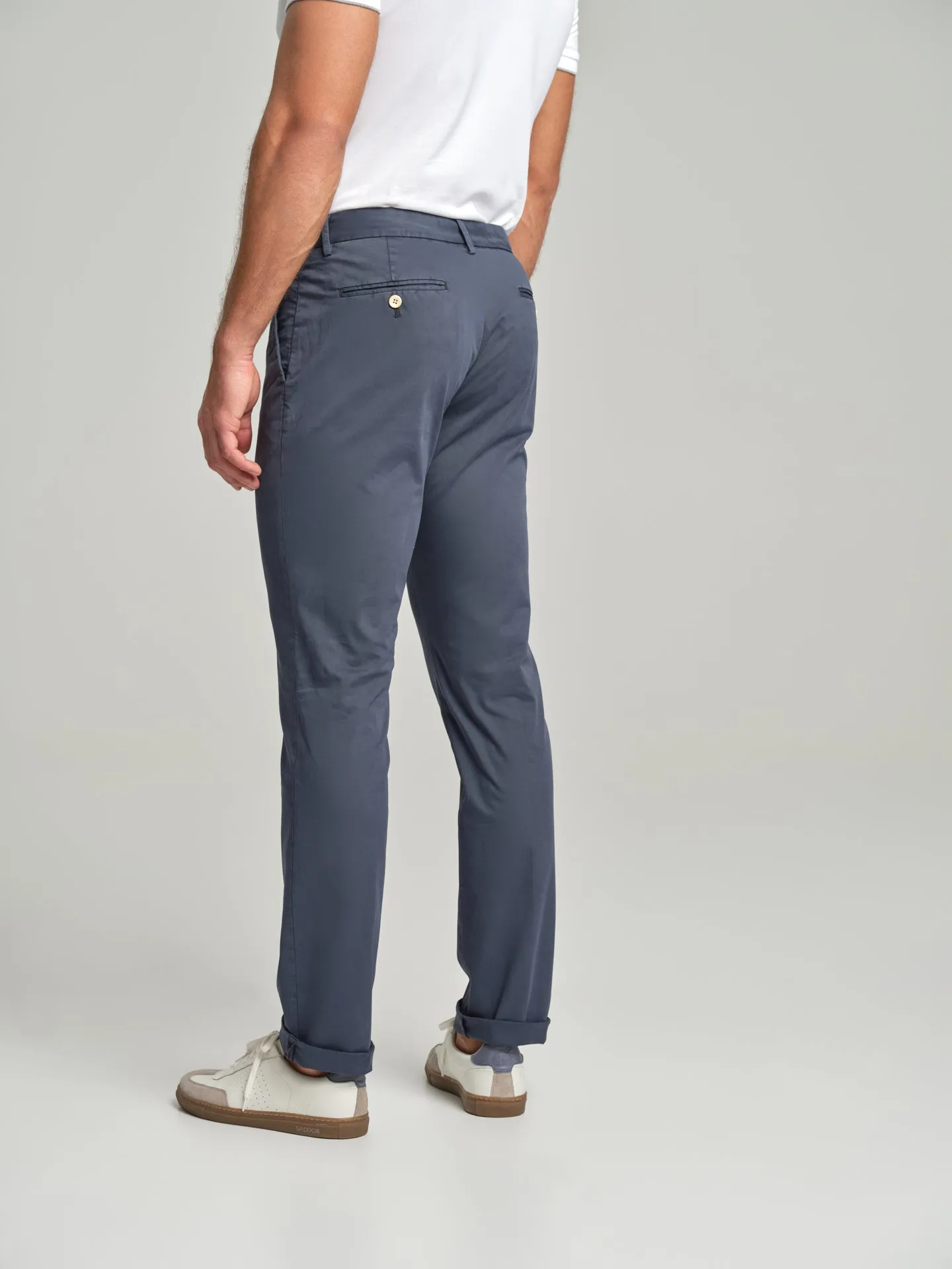 Soft twill chino trousers